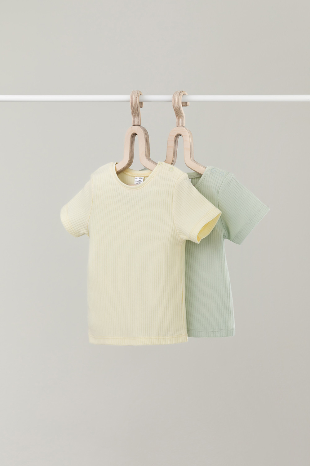 Футболка для новорожденных, артикул: К 302521-2уп, цвет: зеленый