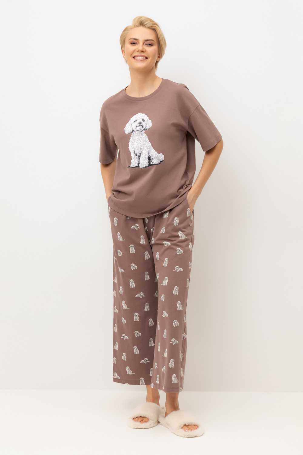 Комплекты для дома для мам, артикул: Е 20178, цвет: коричневый