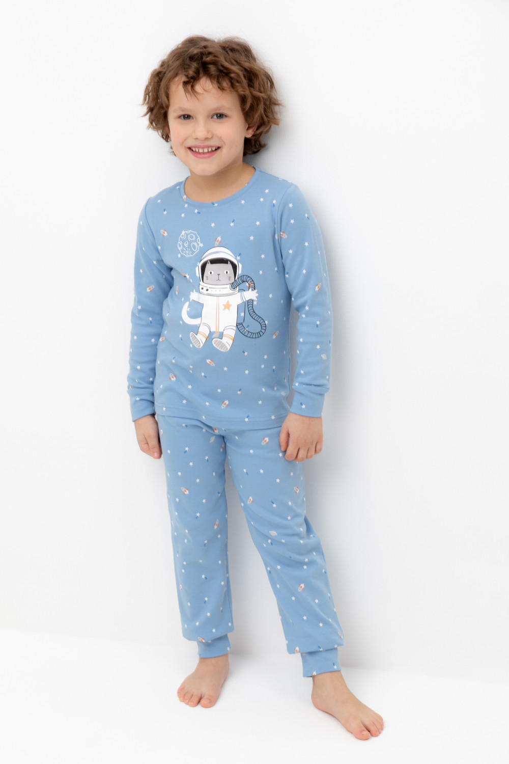 Пижама для мальчика, артикул: К 1621, цвет: голубой