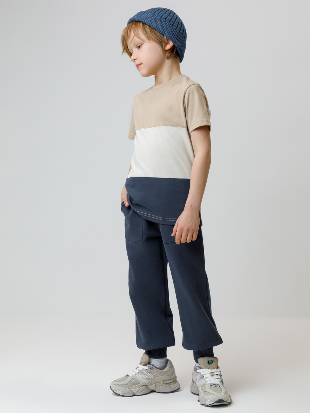 Брюки для мальчика, артикул: КР 400836, цвет: темно-синий