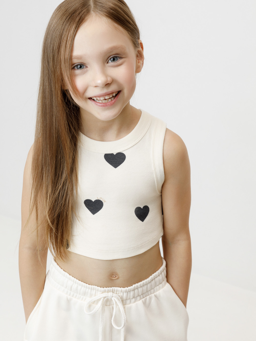 Футболка для девочки, артикул: КР 303034, цвет: сахар