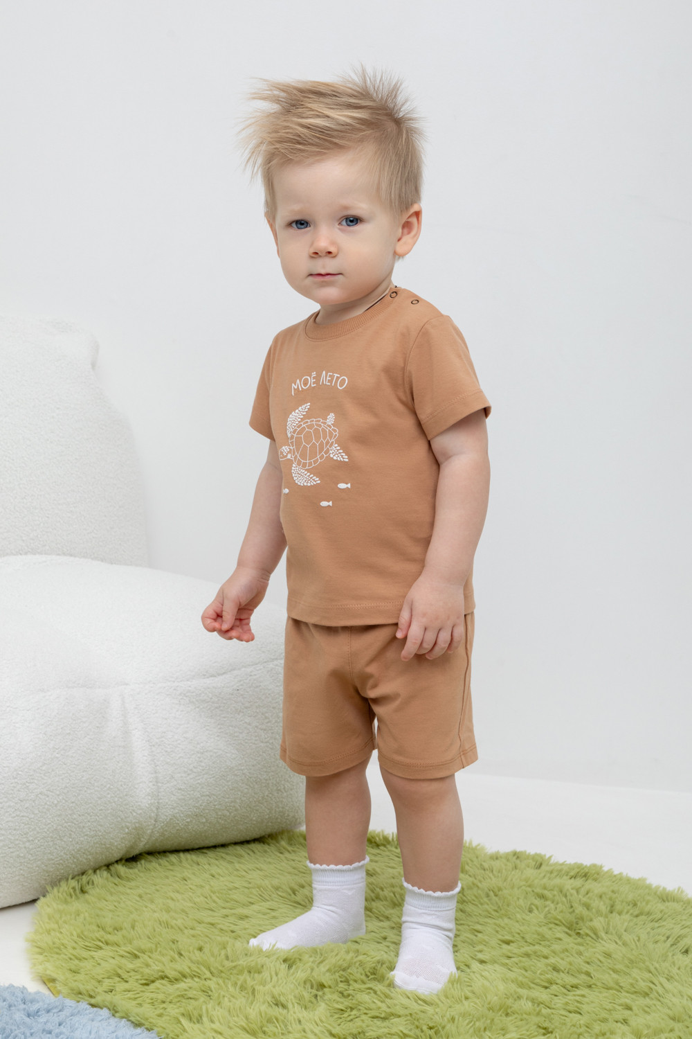 Шорты для мальчика, артикул: КР 400658, цвет: коричневый