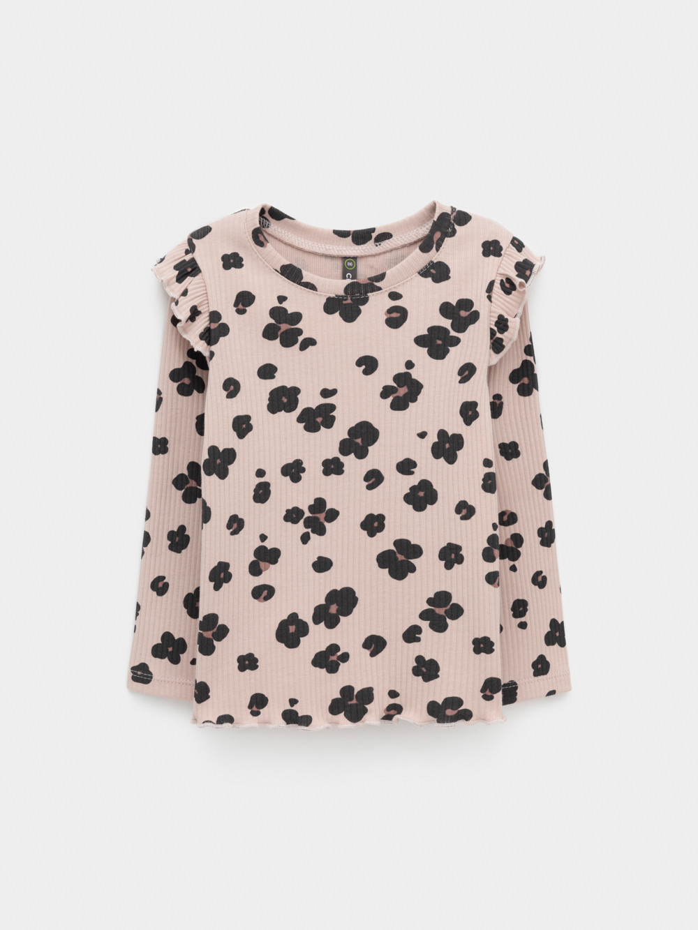 Лонгсливы для девочки, артикул: КР 302861, цвет: бежевый