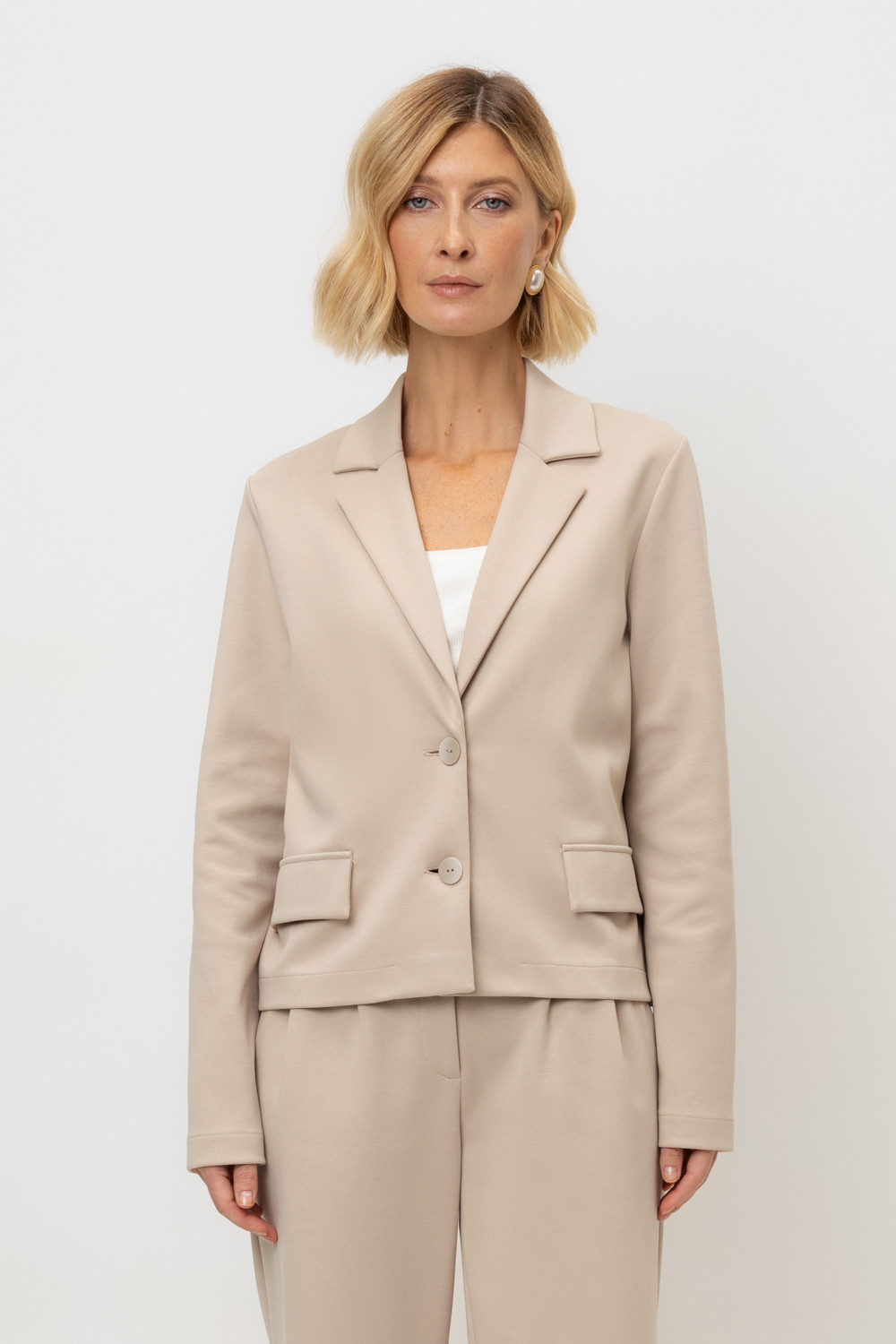 Жакеты, куртки женские для мам, артикул: ЕВТ 3248, цвет: бежевый