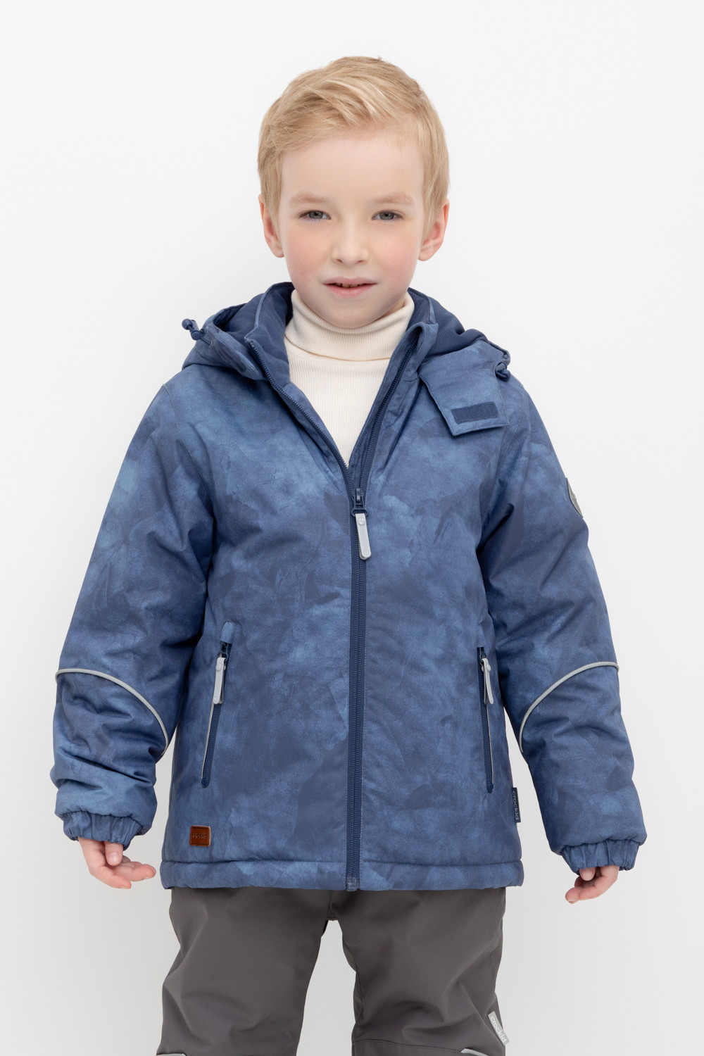 Куртки для мальчика, артикул: ВК 36102/н/1 ГР (122-146), цвет: синий