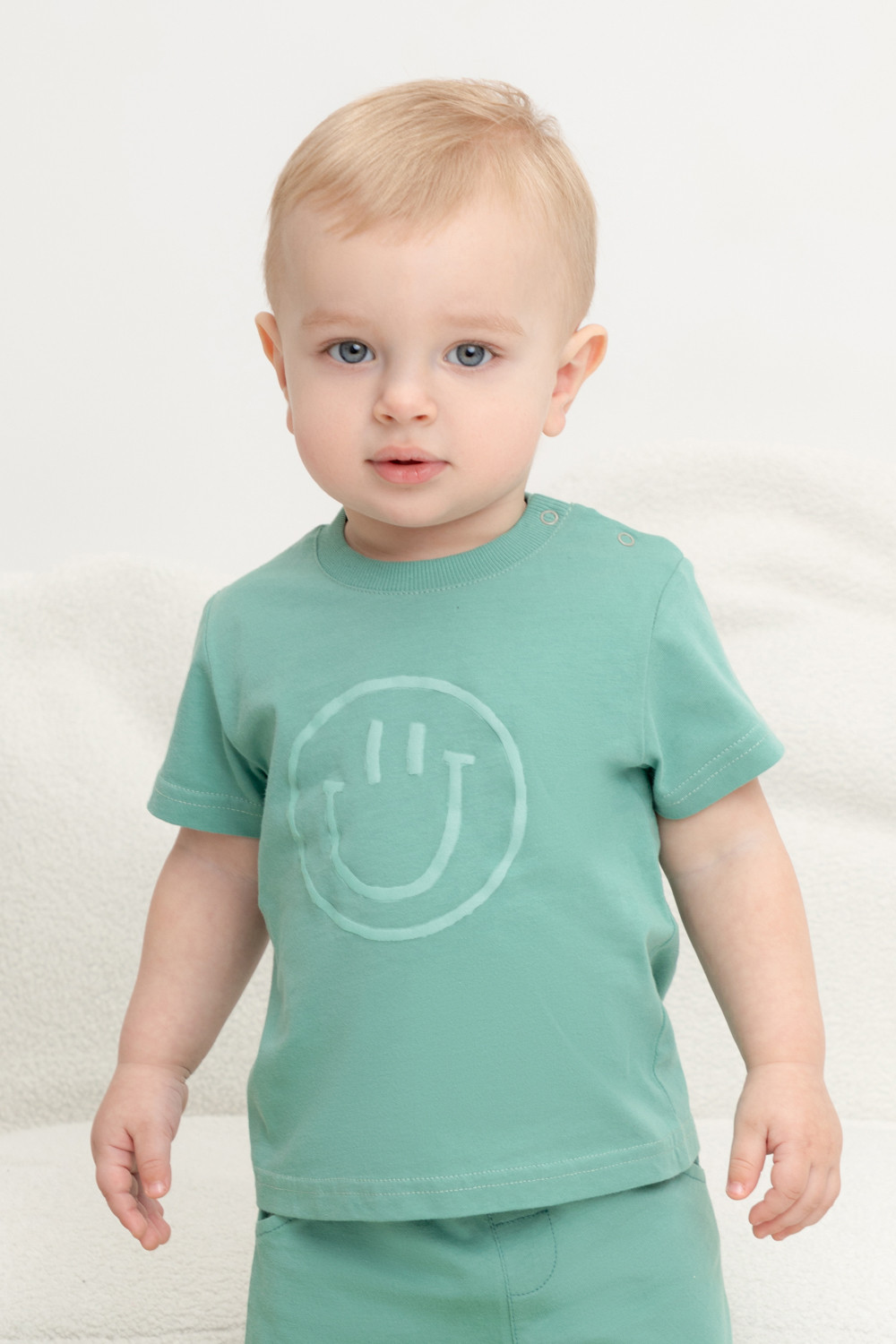 Футболка для мальчика, артикул: КР 302424, цвет: зеленый