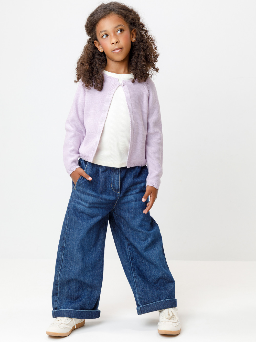 Жакет для девочки, артикул: КВ 30092/25, цвет: фиолетовый