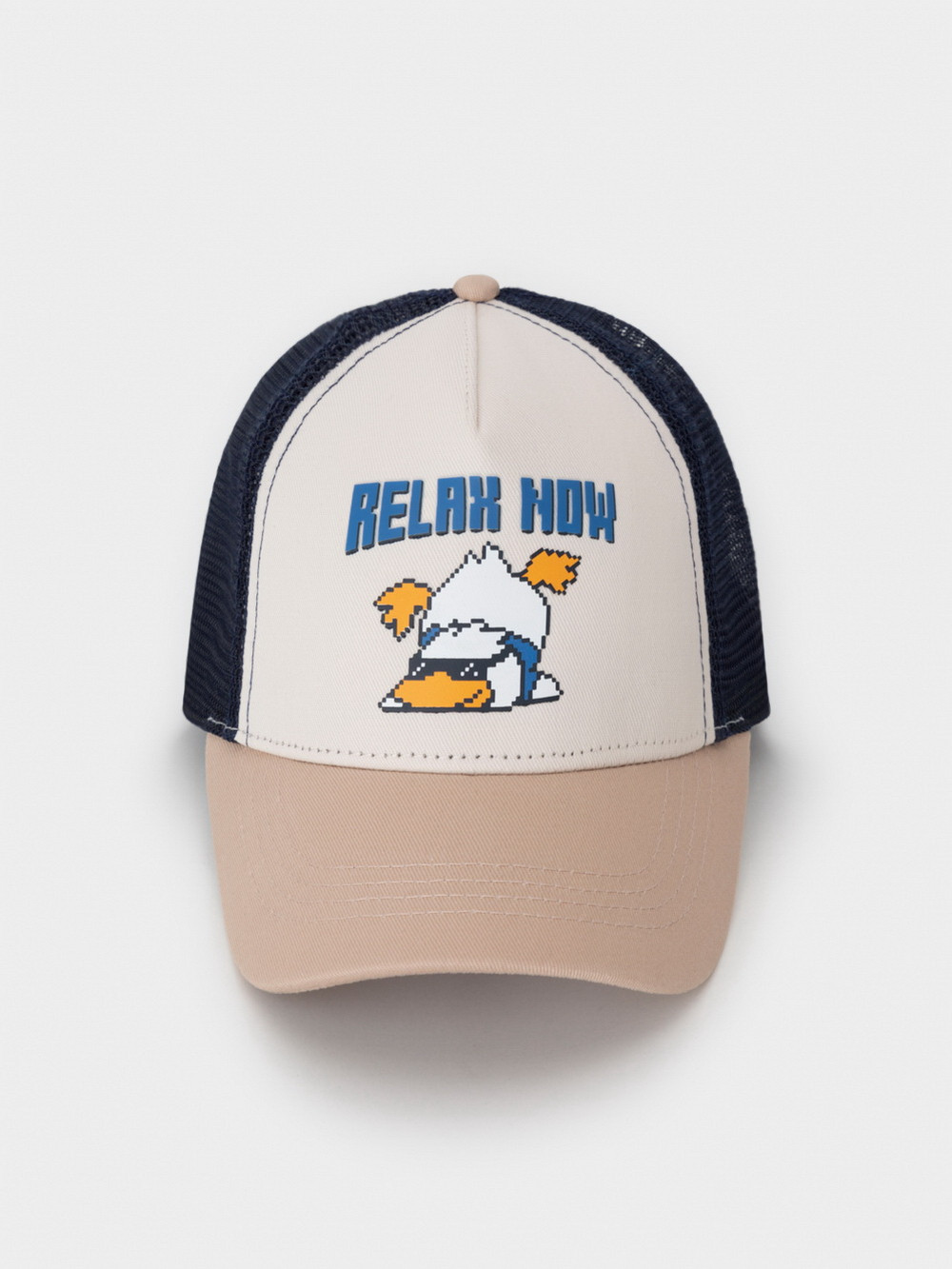 Кепка для мальчика, артикул: ТК 80111, цвет: светло-бежевый