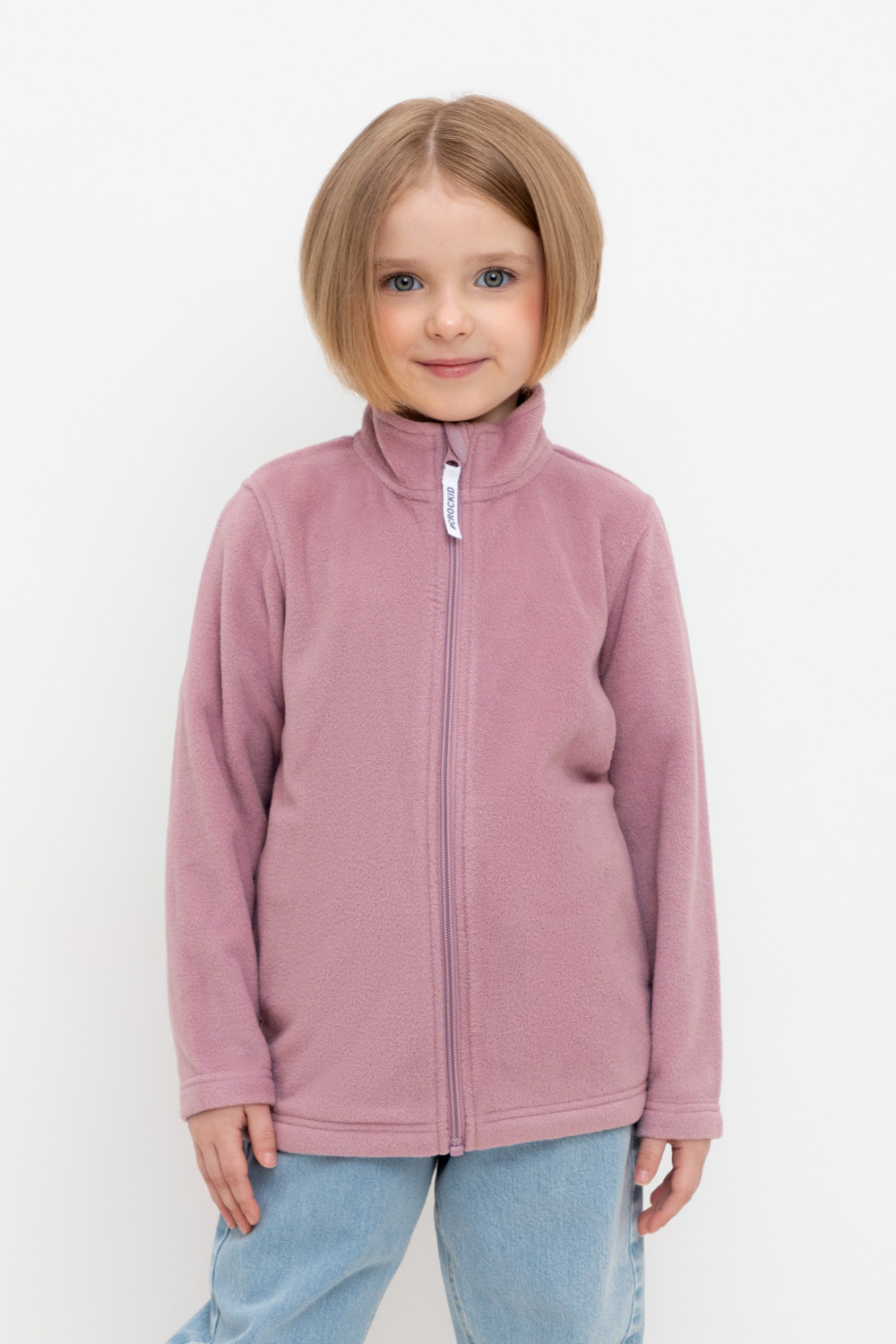 Куртка для девочки, артикул: ФЛ 34025/4 ГР, цвет: розовый