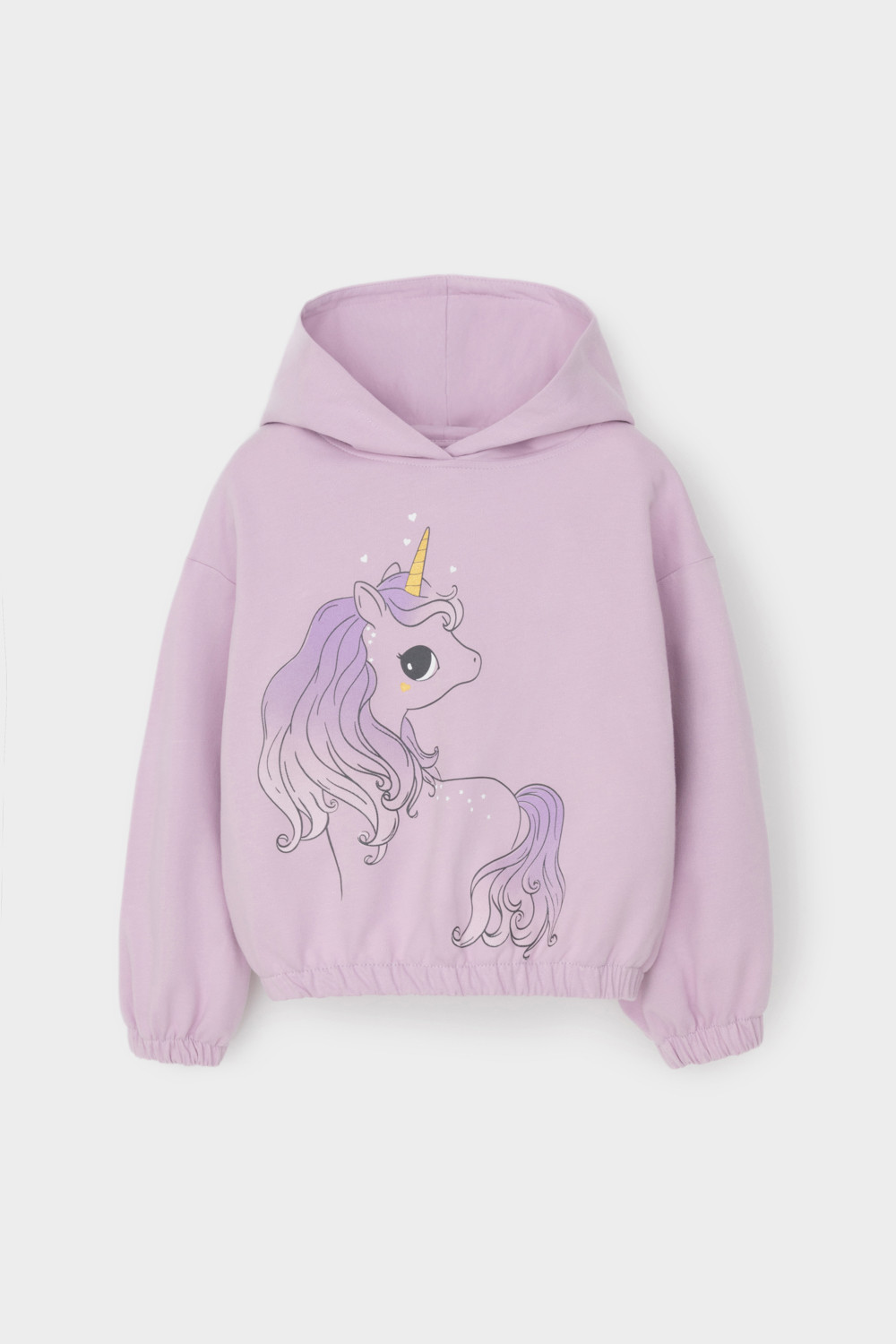 Худи для девочки, артикул: КР 302323-1, цвет: фиолетовый