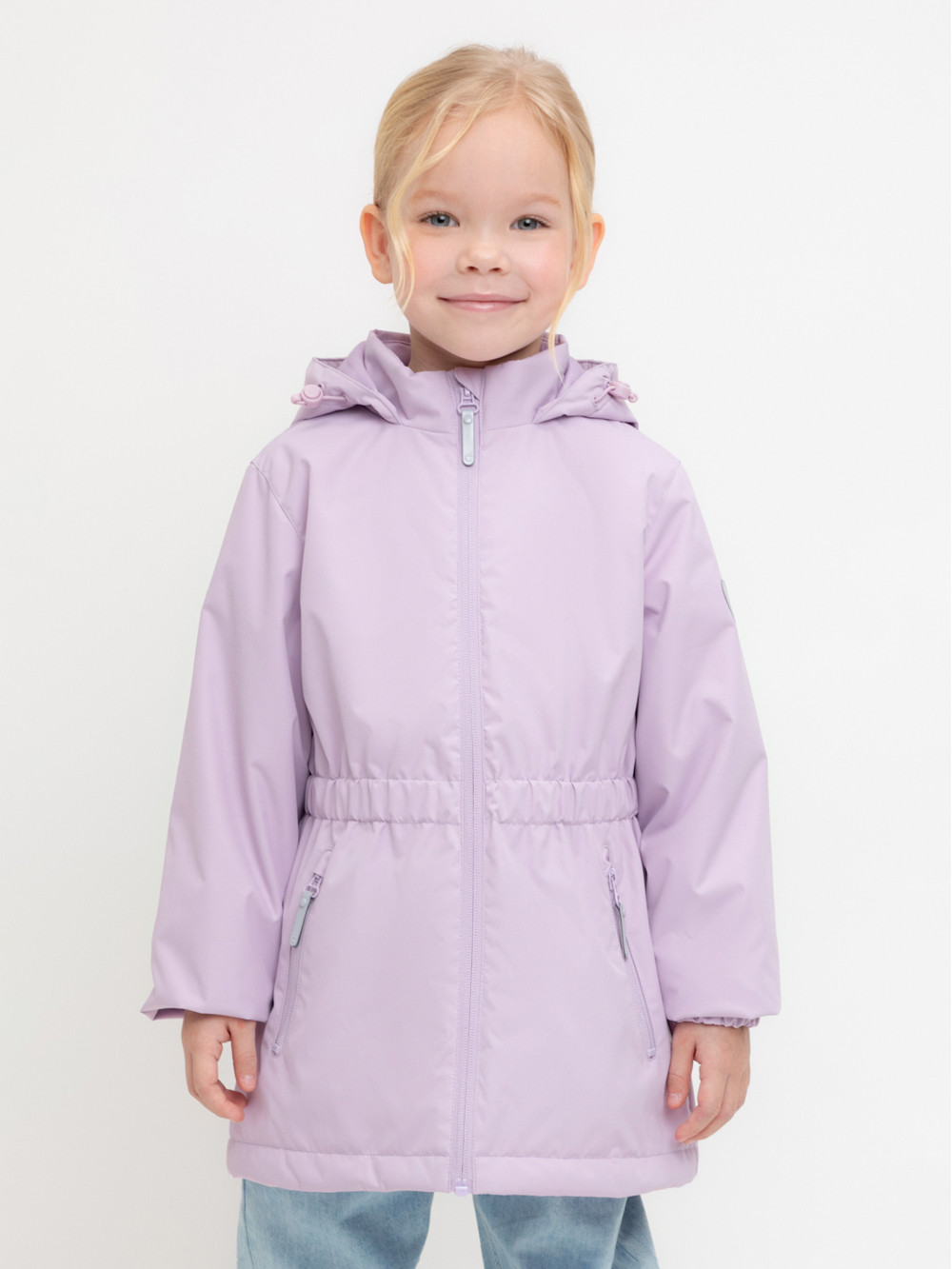 Куртка для девочки, артикул: ВК 32165/6 УЗГ, цвет: фиолетовый