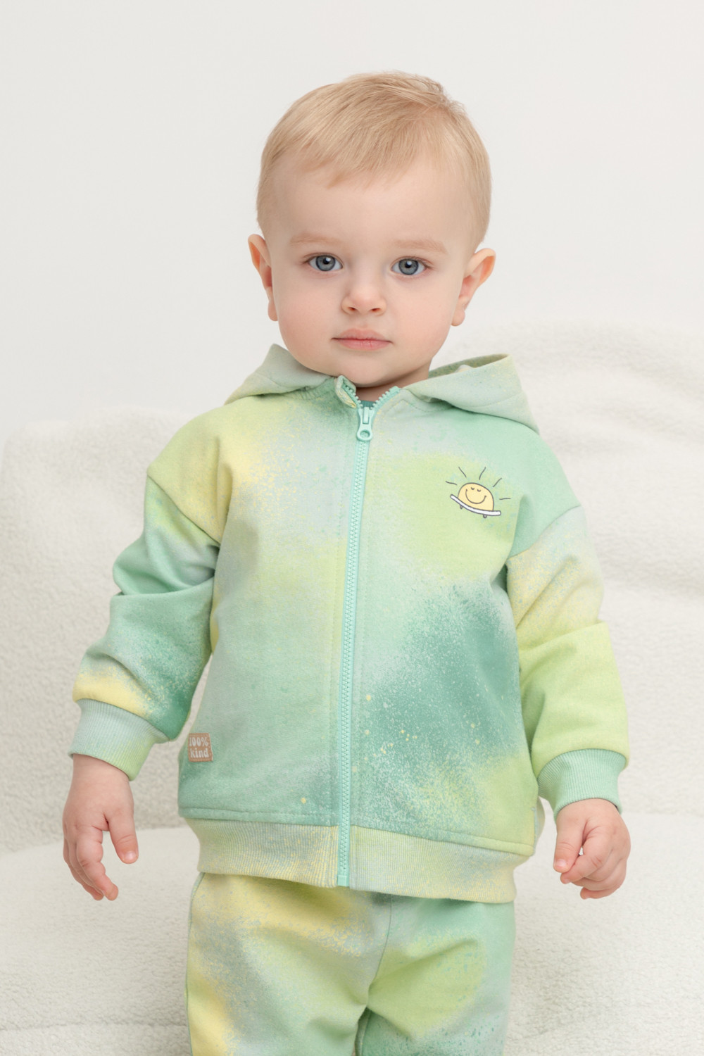 Жакет для мальчика, артикул: КР 302423, цвет: голубой