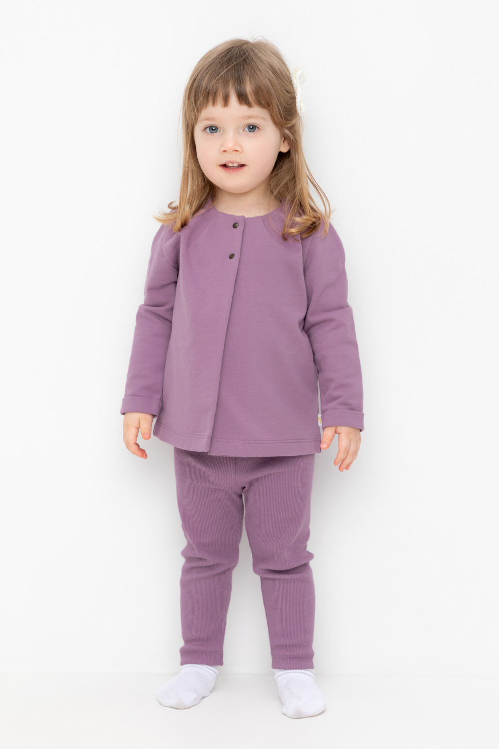 Лосины для девочки, артикул: КР 400597, цвет: бордовый