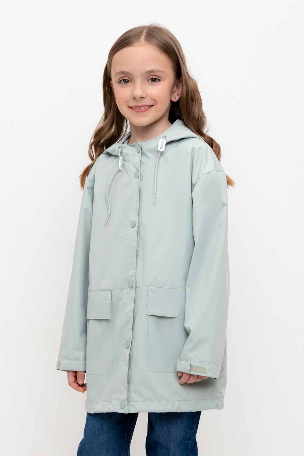Куртка для девочки, артикул: ВК 32170/1 УЗГ, цвет: серый