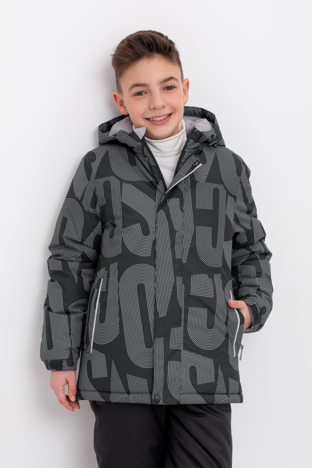 Куртки для мальчика, артикул: ВК 36088/н/2 ГР, цвет: черный3