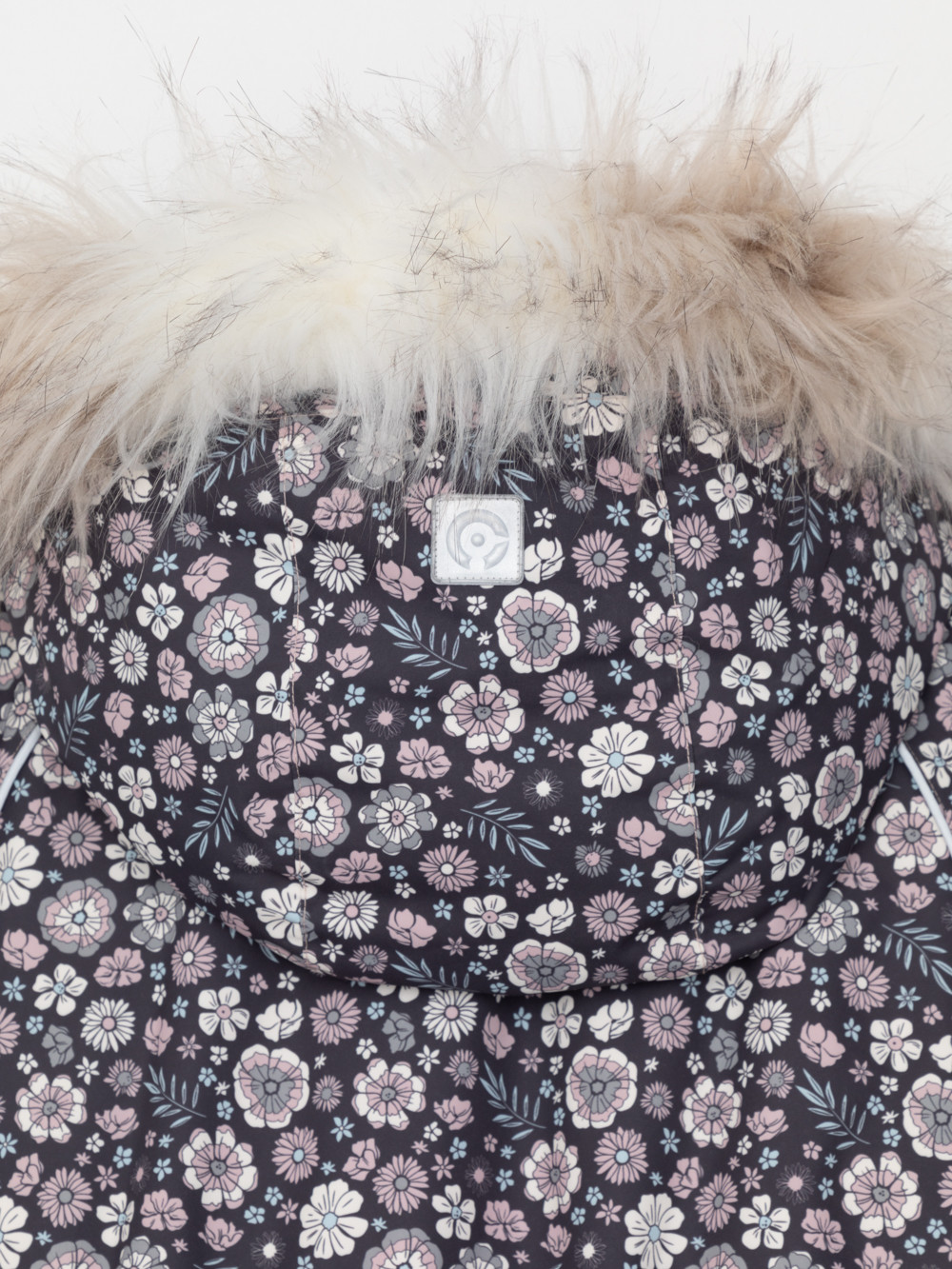 Комбинезоны утепленные для девочки, артикул: ВК 60098/н/10 ГР, цвет: темно-серый, фото 11