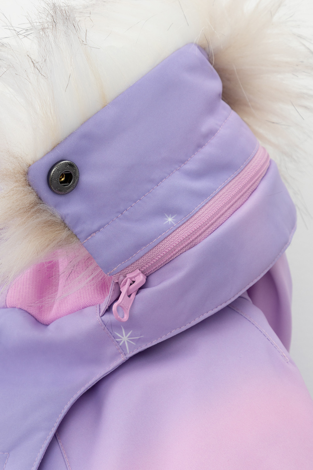 Комбинезоны утепленные для девочки, артикул: ВК 60120/н/4 ГР, цвет: розовый, фото 11