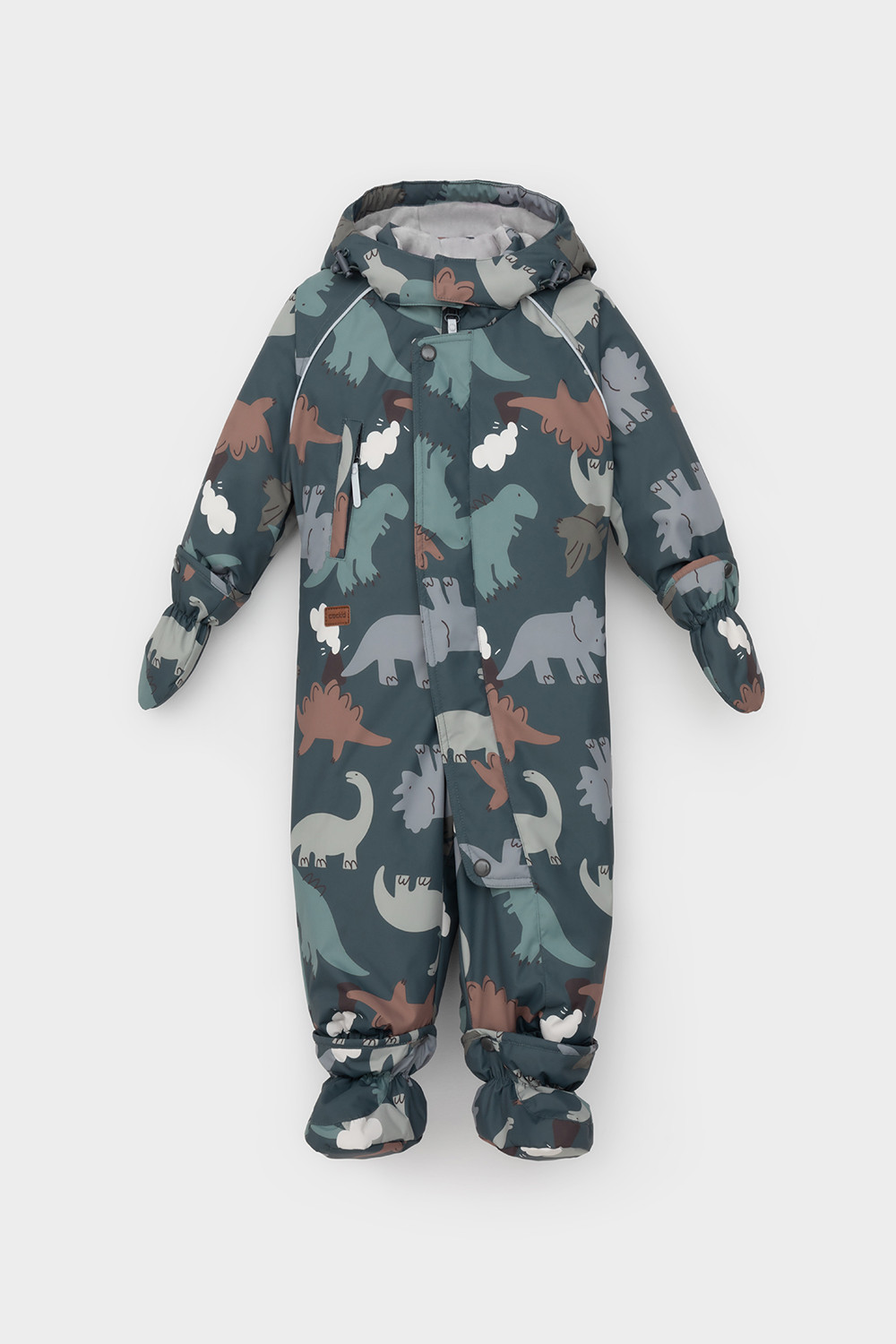 Комбинезоны утепленные для мальчика, артикул: ВК 60113/н/8 УЗГ, цвет: зеленый, фото 11