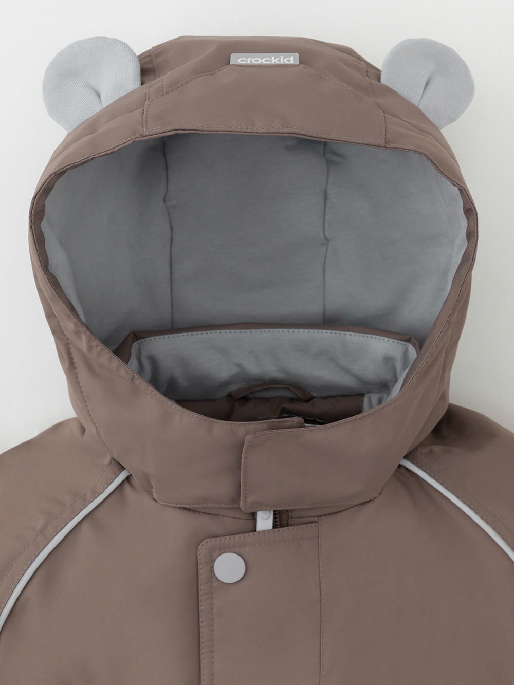 Комбинезоны утепленные для мальчика, артикул: ВК 60108/3 УЗГ, цвет: кофейный, фото 11