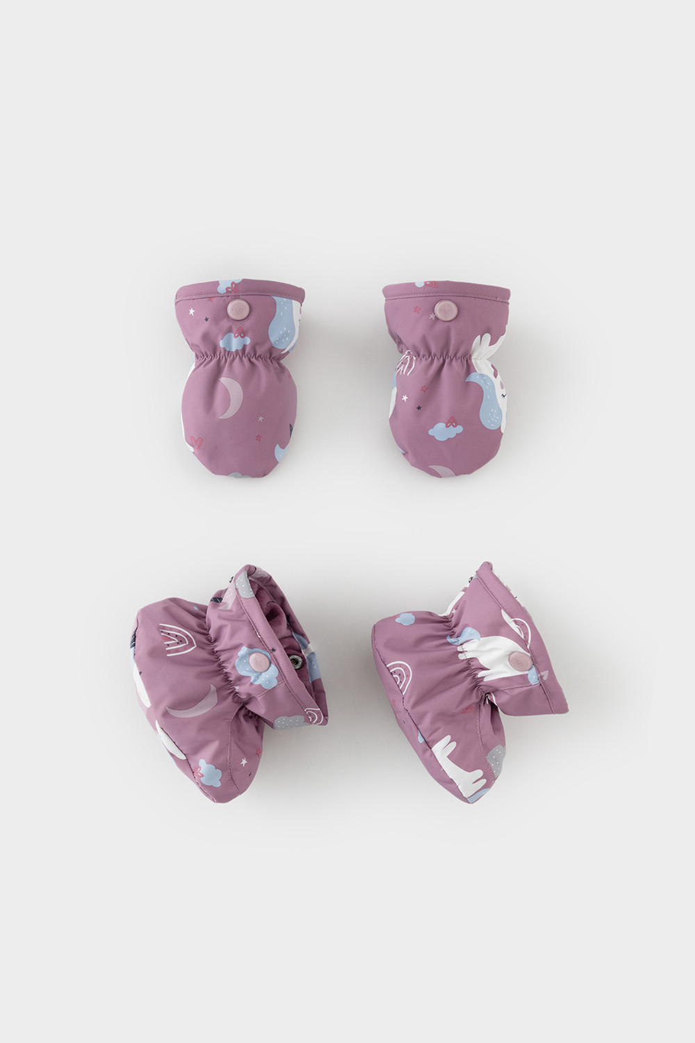 Комбинезоны утепленные для девочки, артикул: ВК 60113/н/6 УЗГ, цвет: фиолетовый, фото 11