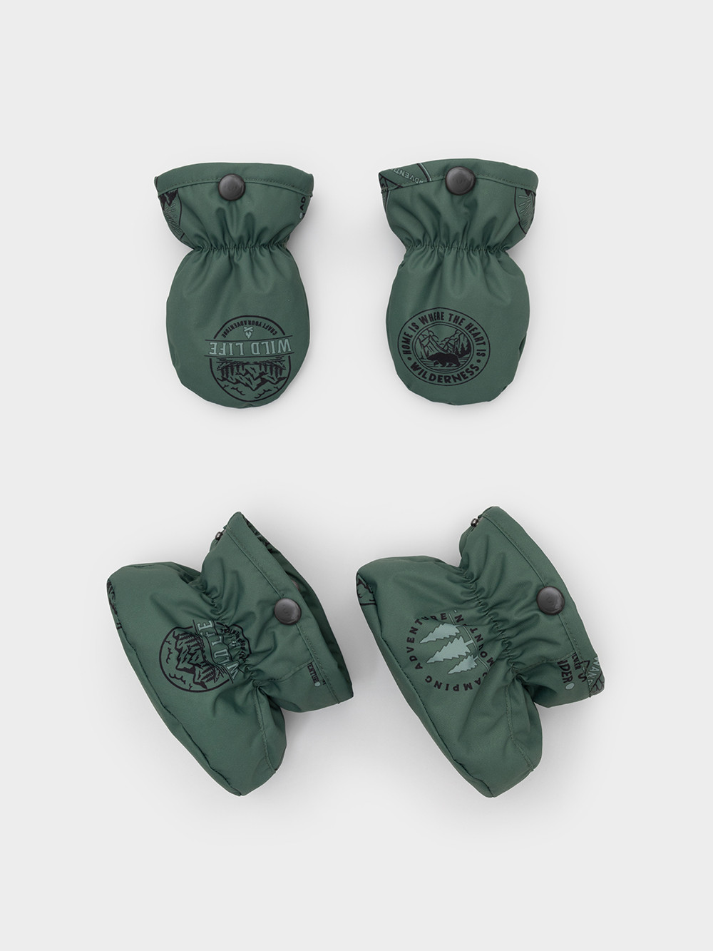 Комбинезоны утепленные для мальчика, артикул: ВК 60116/н/19 Ал, цвет: зеленый, фото 12