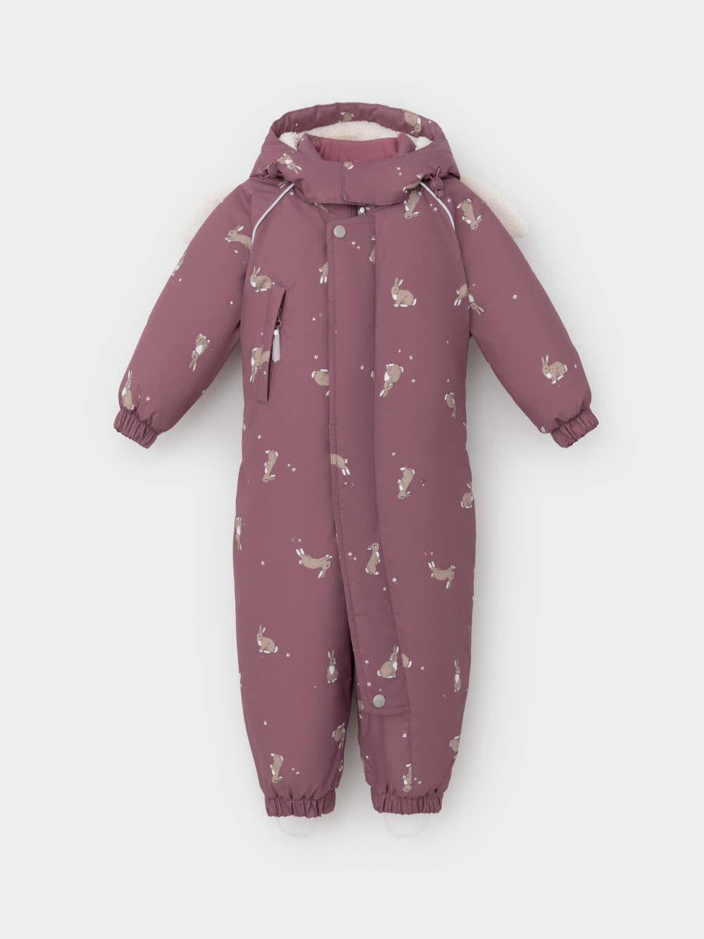 Комбинезоны утепленные для девочки, артикул: ВК 60131/н/3 УЗГ, цвет: бежевый, фото 12