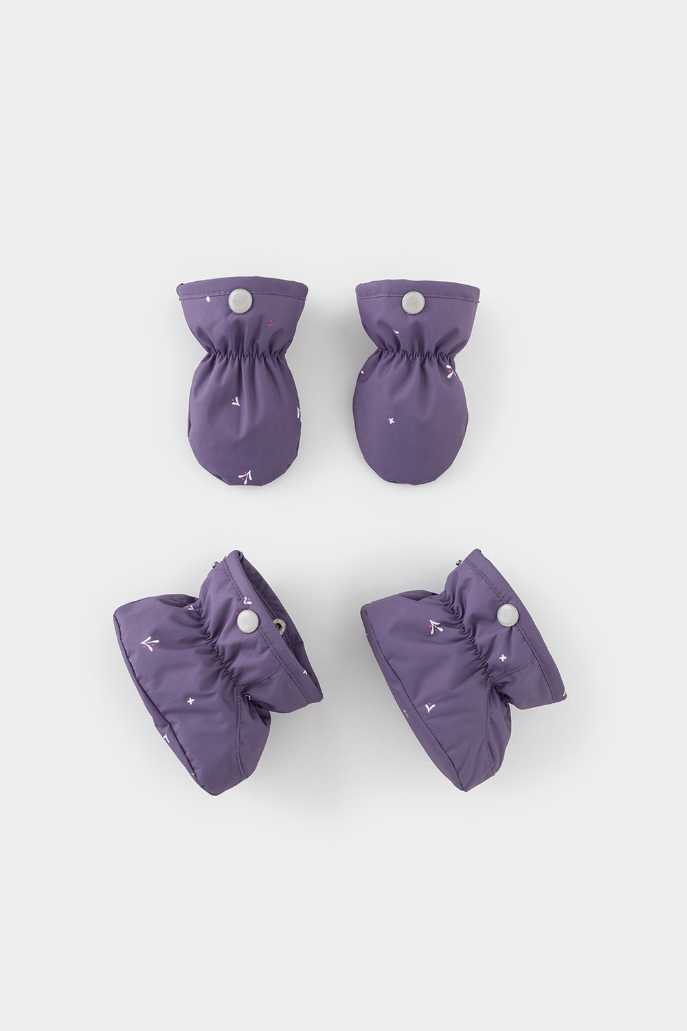 Комбинезоны утепленные для девочки, артикул: ВК 60116/н/4 Ал, цвет: фиолетовый, фото 12