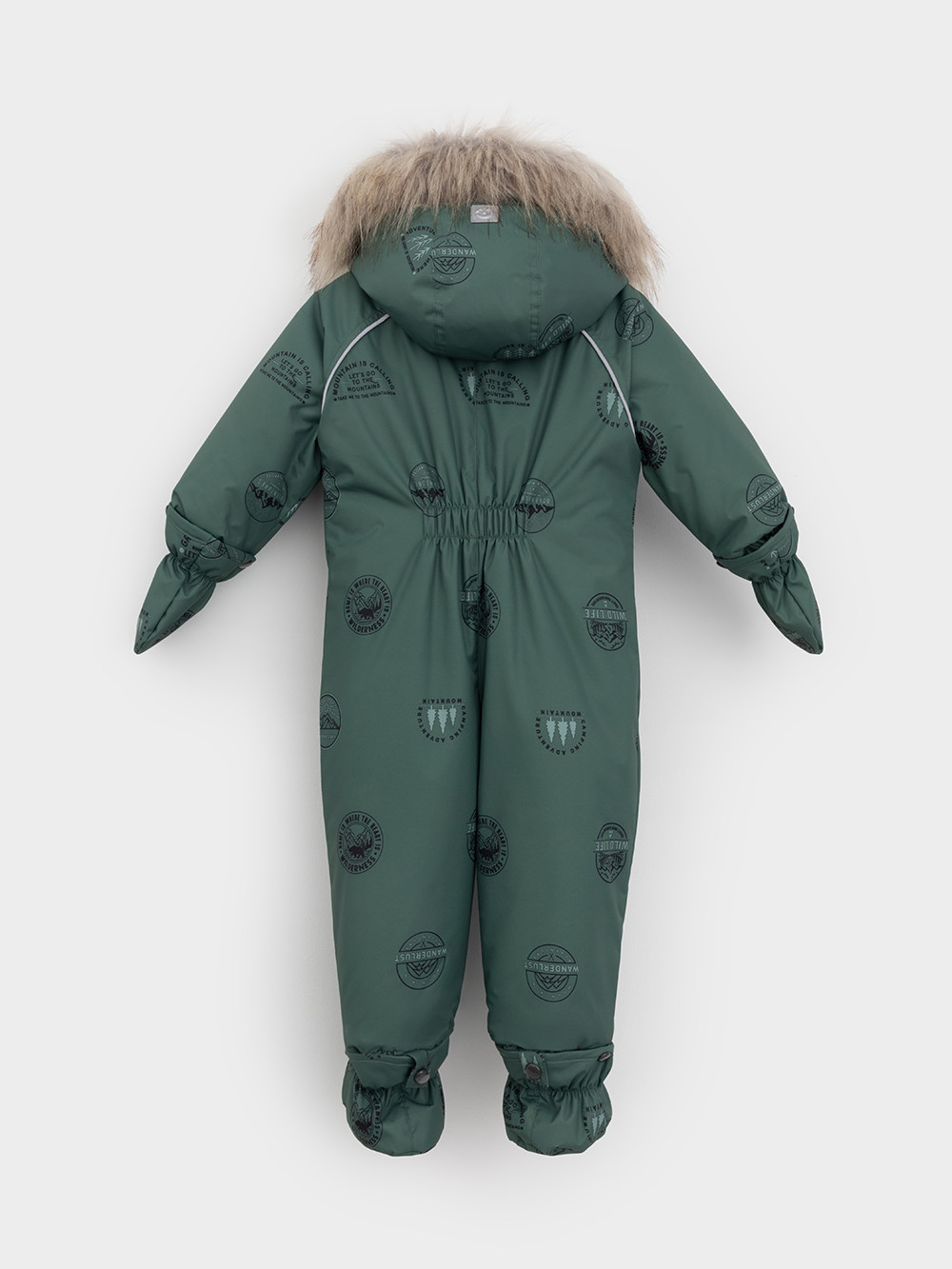 Комбинезоны утепленные для мальчика, артикул: ВК 60116/н/19 Ал, цвет: зеленый, фото 13
