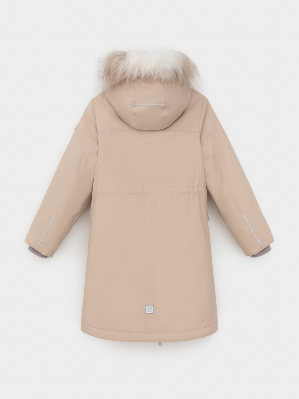 Пальто для девочки, артикул: ВК 38107/9 ГР, цвет: светло-бежевый, фото 14