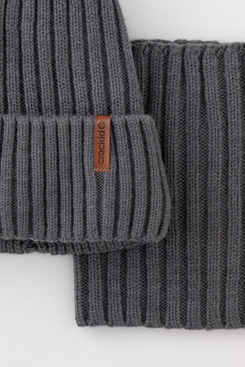 Комплекты вязаные, артикул: КВ 22015/ш, цвет: серый, фото 2