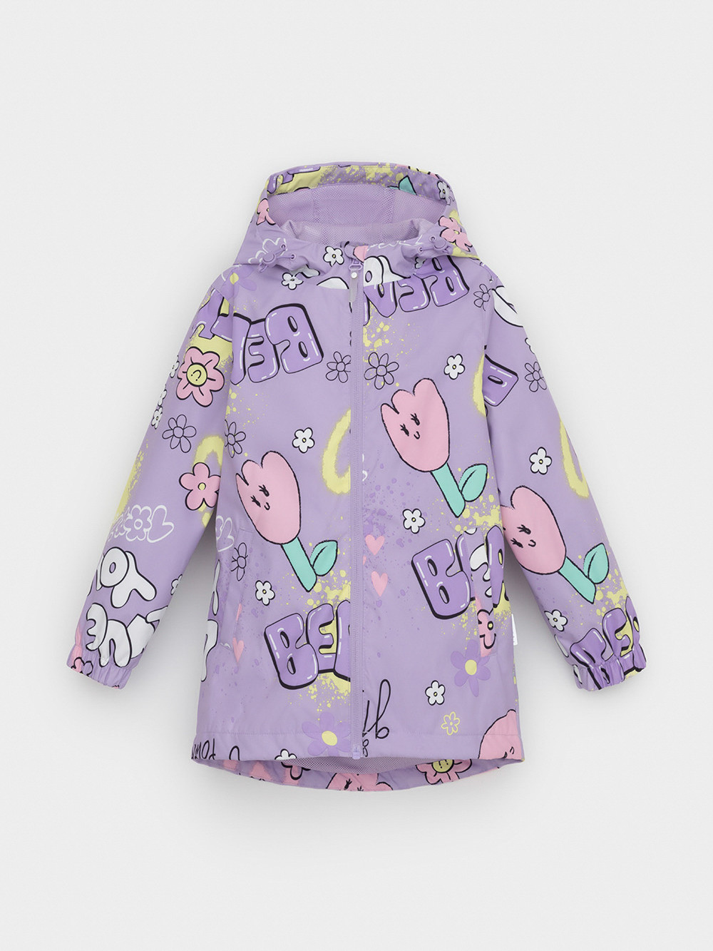 Куртка для девочки, артикул: ВК 32177/н/1 Ал, цвет: фиолетовый, фото 2