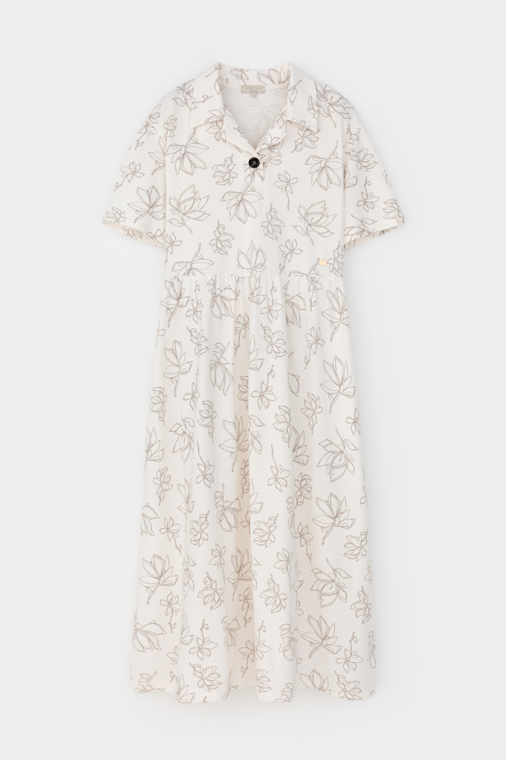 Платья женские для мам, артикул: ЕВТ 5071, цвет: бежевый, фото 2