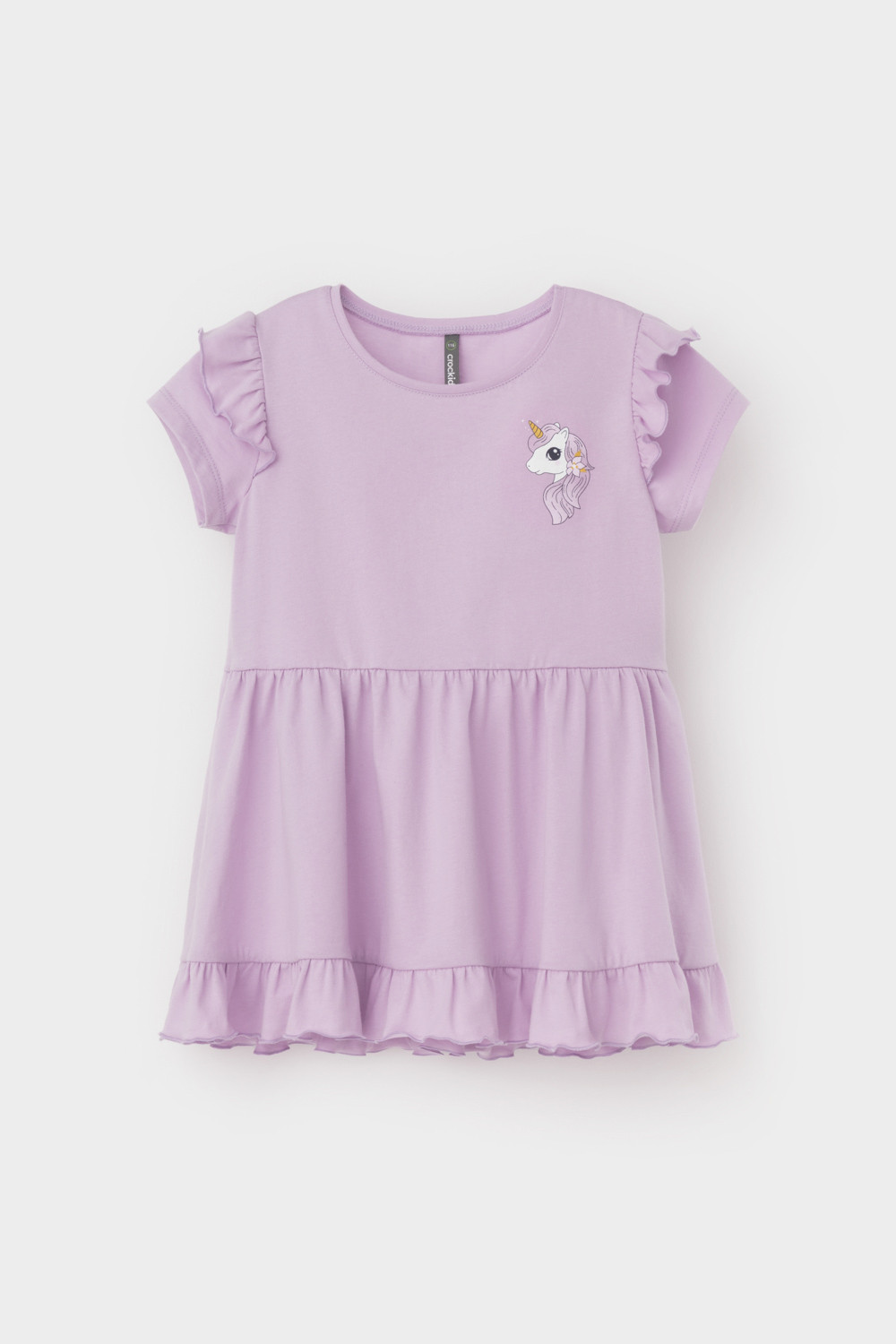 Платье для девочки, артикул: КР 5918, цвет: фиолетовый, фото 2