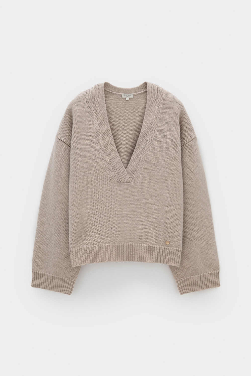 Джемперы женские для мам, артикул: ЕВ 30261/ш, цвет: бежевый, фото 2