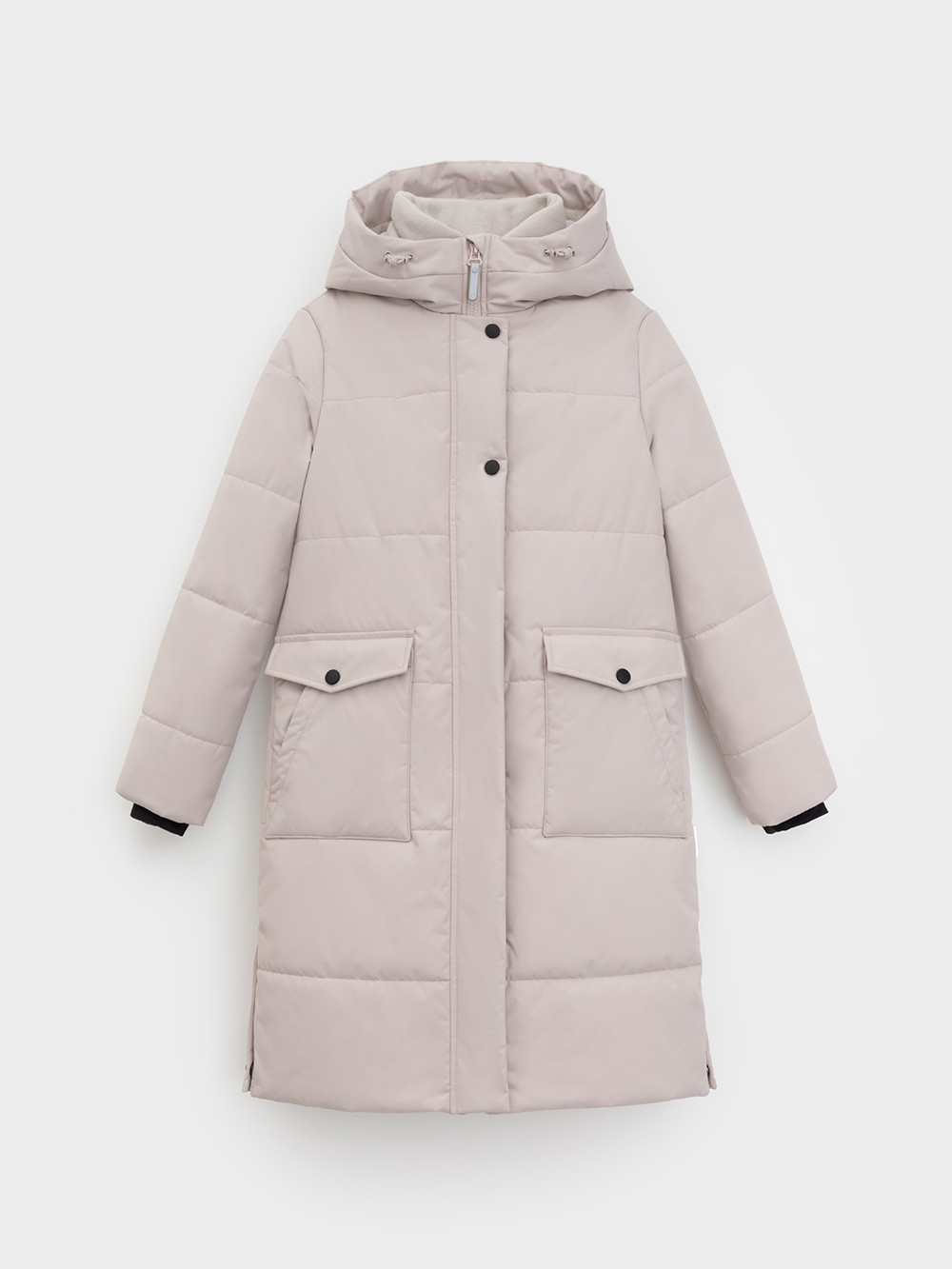 Пальто для девочки, артикул: ВК 38128/2 УЗГ, цвет: серый, фото 2