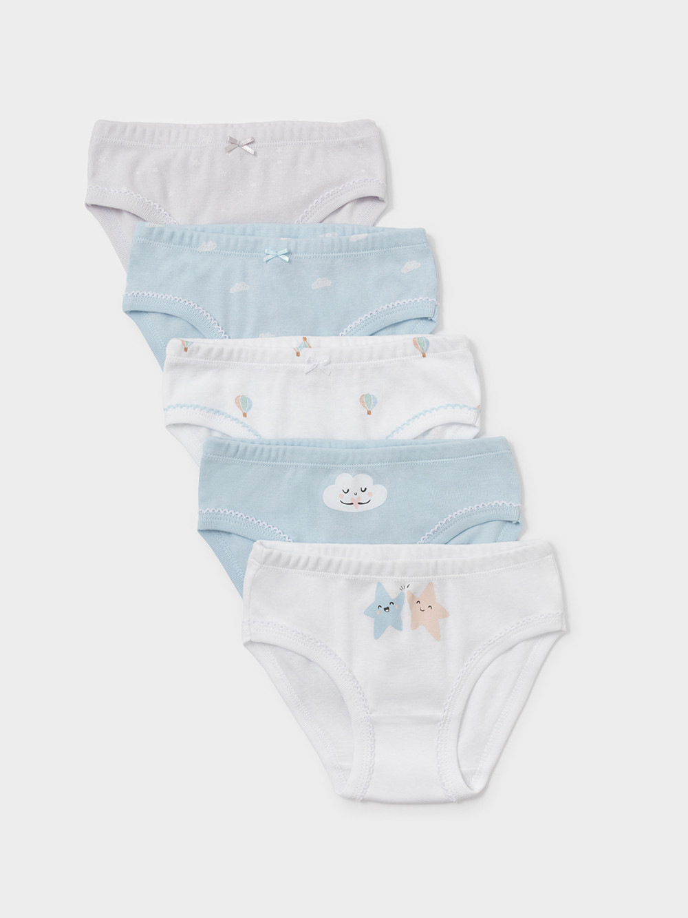 Трусы для девочки, артикул: МП 1978-5уп, цвет: голубой, фото 2