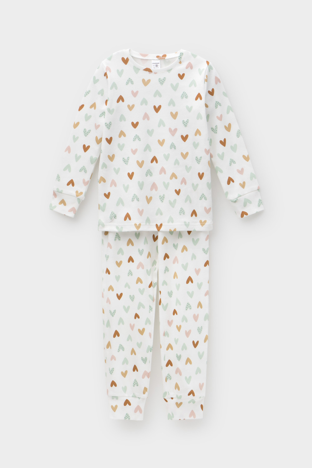 Пижама для девочки, артикул: К 1552/24, цвет: сахар, фото 2