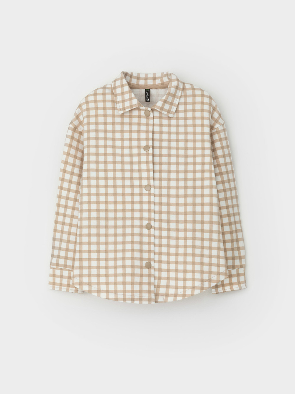 Рубашка для девочки, артикул: КР 302559, цвет: бежевый, фото 2