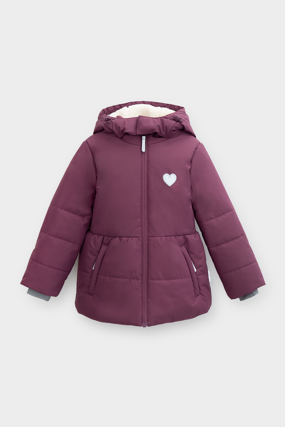 Куртка для девочки, артикул: ВК 38085/н/2 ГР, цвет: фиолетовый, фото 2