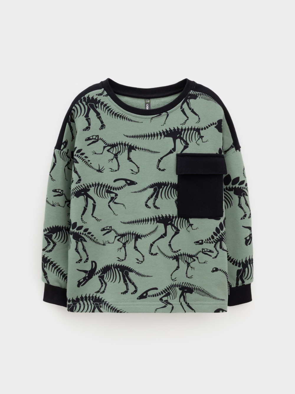 Свитшоты для мальчика, артикул: КР 302773, цвет: хаки, фото 2