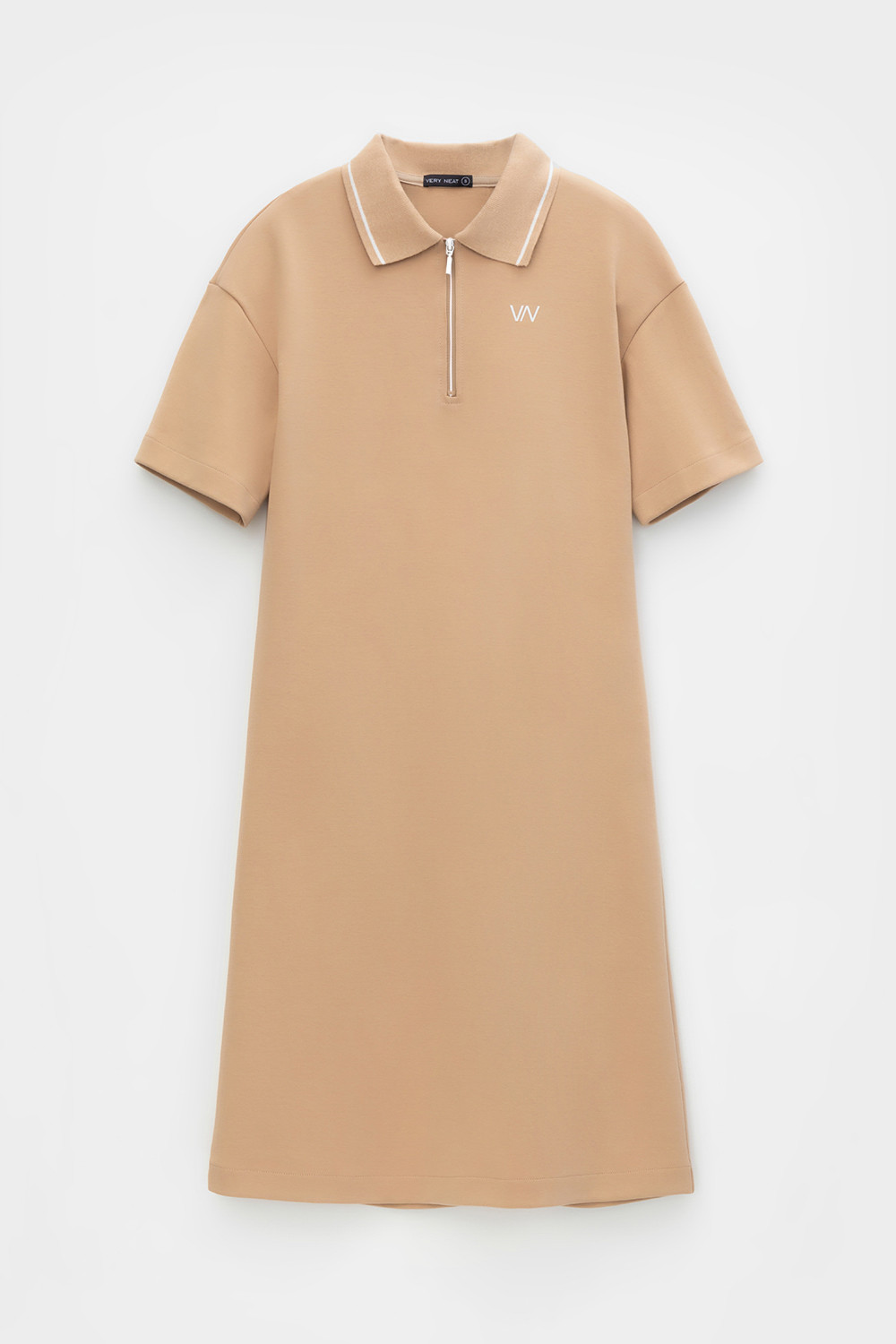 Платья женские для мам, артикул: ЕВТ 5043, цвет: бежевый, фото 2