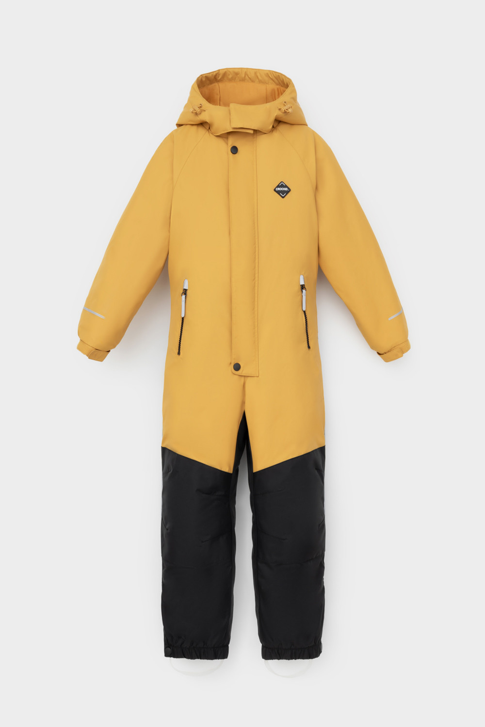 Комбинезоны утепленные для мальчика, артикул: ВК 60122/3 ГР, цвет: желтый, фото 2
