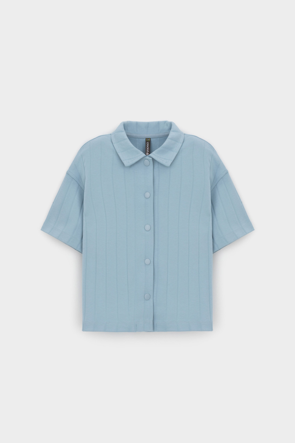 Рубашка для девочки, артикул: КР 302718, цвет: синий, фото 2