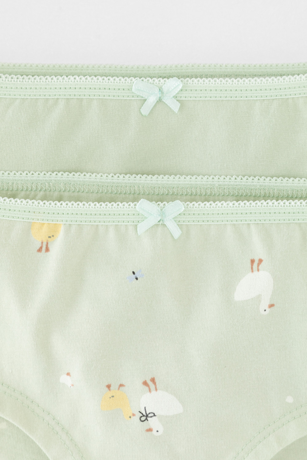 Трусы для девочки, артикул: К 1964-3уп, цвет: голубой, фото 2