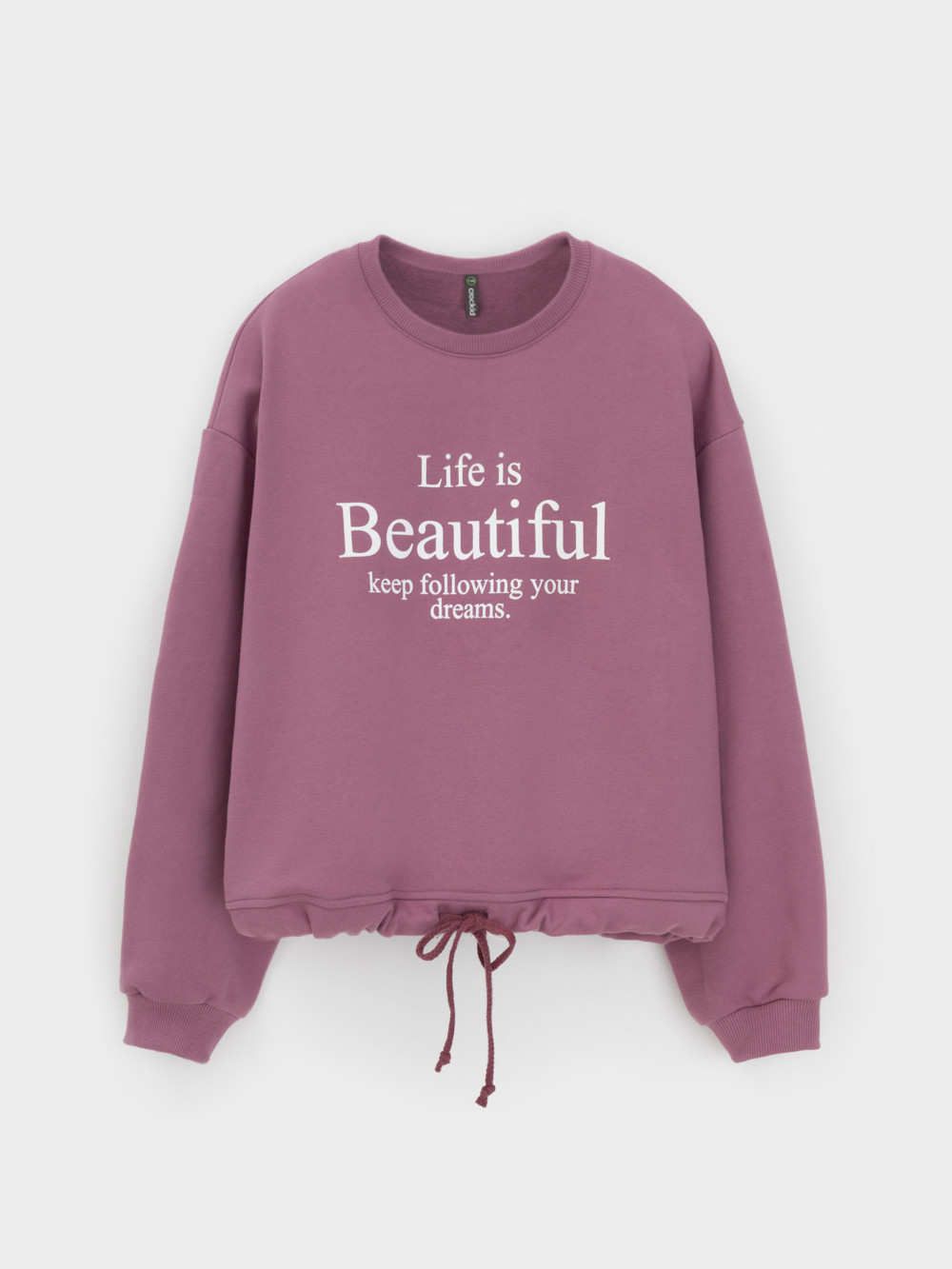 Свитшоты для девочки, артикул: КР 302827, цвет: бордовый, фото 2