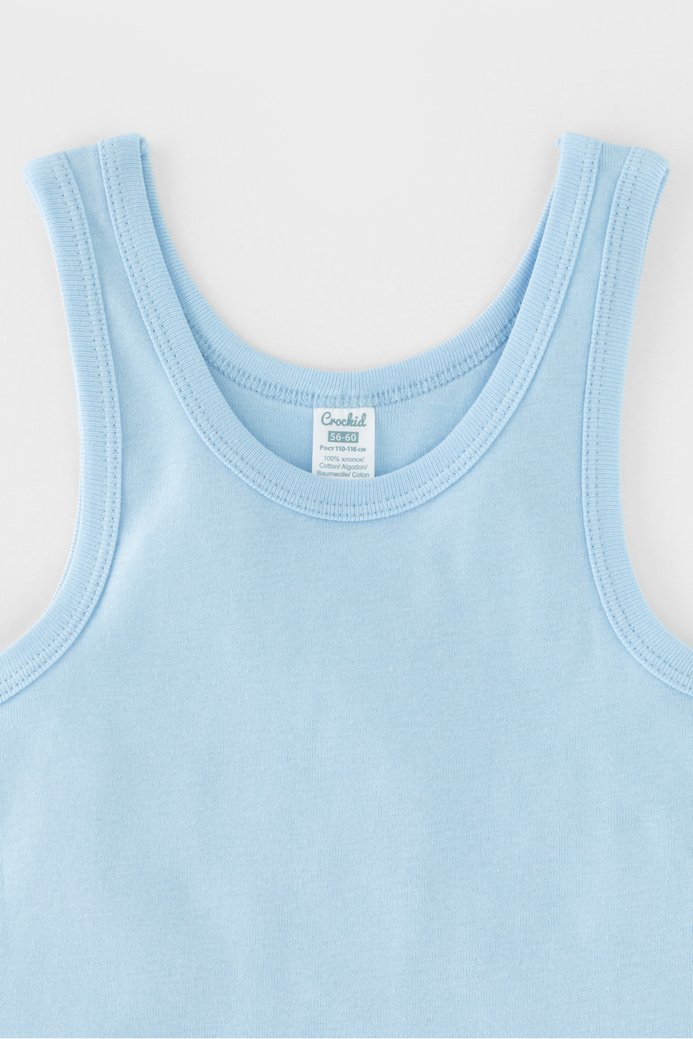 Майки для мальчика, артикул: К 1182-2уп, цвет: голубой, фото 2