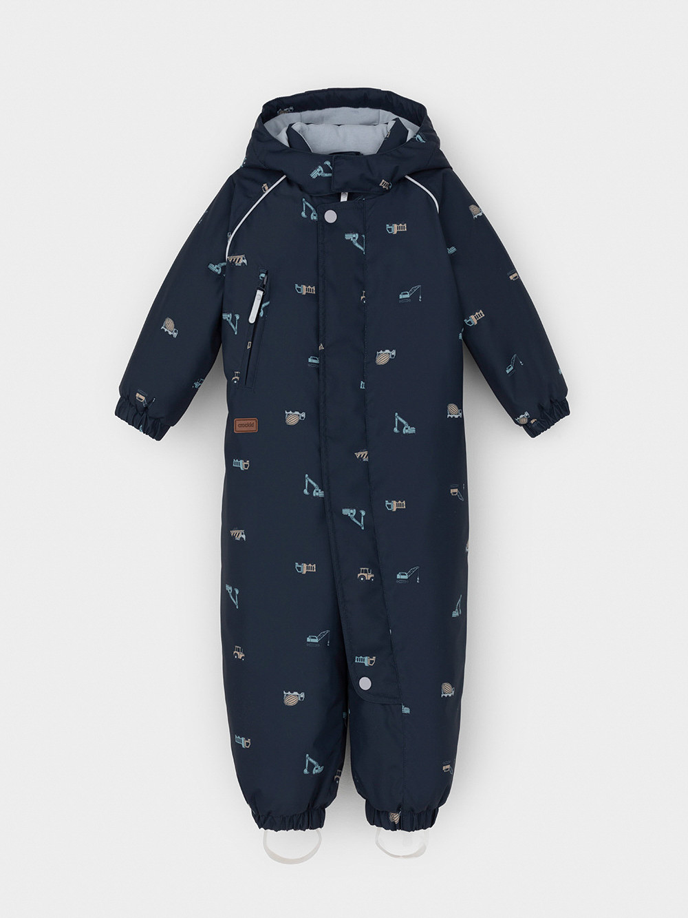 Комбинезоны утепленные для мальчика, артикул: ВК 60085/н/60 УЗГ, цвет: темно-синий, фото 2