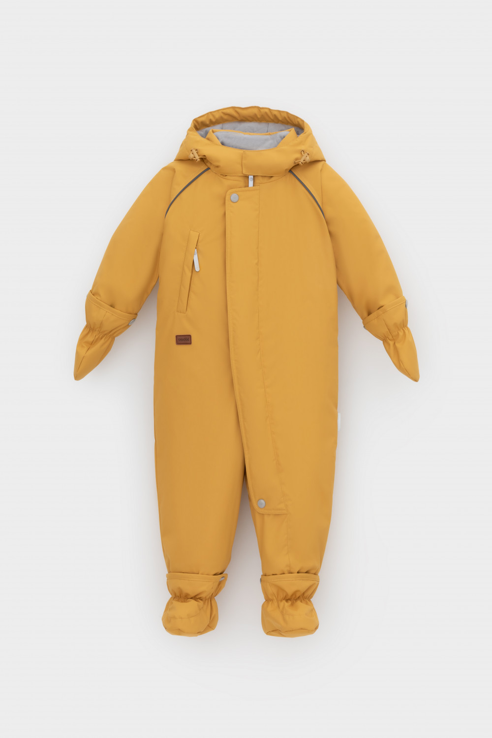 Комбинезоны утепленные для мальчика, артикул: ВК 60032/8 Ал, цвет: желтый, фото 2