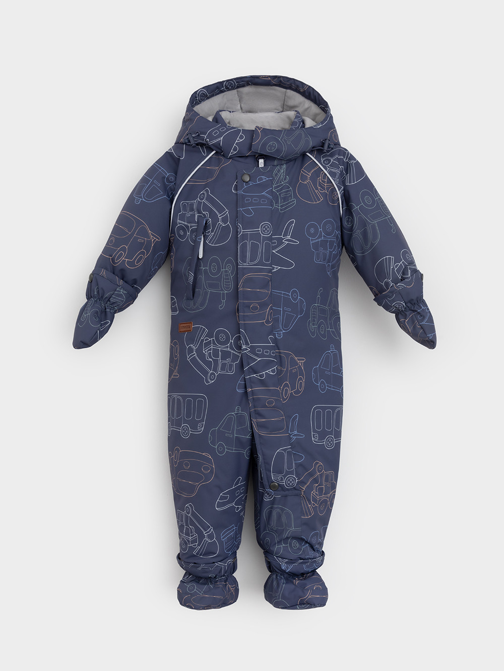 Комбинезоны утепленные для мальчика, артикул: ВК 60032/н/63 Ал, цвет: синий, фото 2