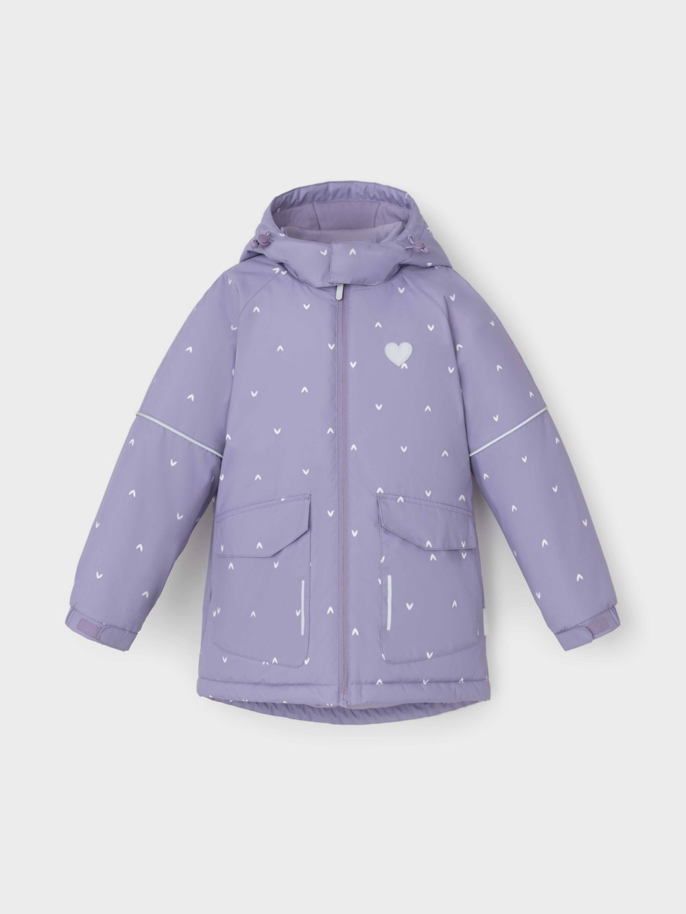 Куртка для девочки, артикул: ВК 38121/н/2 ГР, цвет: фиолетовый, фото 2
